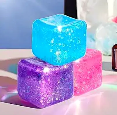 Glitter square squishy
