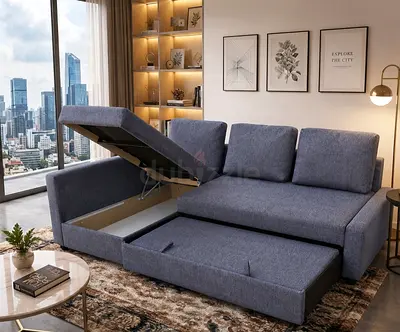 Modern Storage Sofa Bed designed for maximum comfort and functionality. Left or right corner fitting