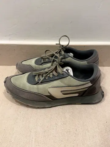 Diesel Men's casual grey sneakers, good used condition, size 44