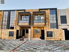 Villa with all registration and ownership fees included, ready to move in, in one of Ajman's most pr