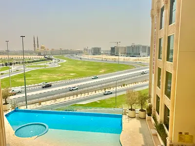 Lavish 2bhk three washroom with balcony wardrobe cover parking storeroom pool view Molla Sahah Lavish 2bhk three washroom with balcony wardrobe cover parking storeroom pool view Muwaileh Sharjah