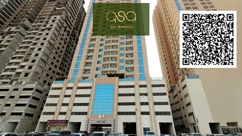 1 Bedroom + Study | Fully Renovated | For Rent | Paradise Lake Tower B5, Emirates City – Ajman