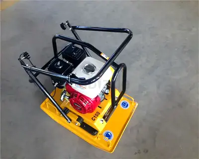 Used Petrol Plate Compactor / Vibratory Plate - Honda GX Clone Engine