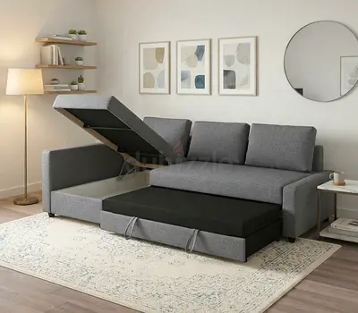 Contemporary Corner Sofa

Modern design with soft cushions, spacious storage, and quick bed conversi