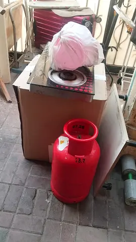 Ready-to-Cook Combo: Krypton 2-Burner Glass Gas Stove + 11kg LPG Cylinder