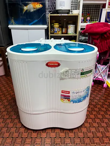 Portable Twin Tub Washing Machine - Semi Automatic Washer & Spinner