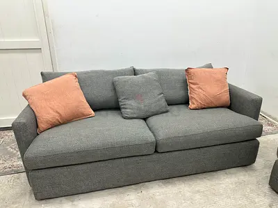 Excellent condition crate&barrel three seater sofa