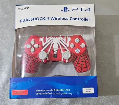 Red Spider-Man Themed PS4 DualShock Controller (Used)