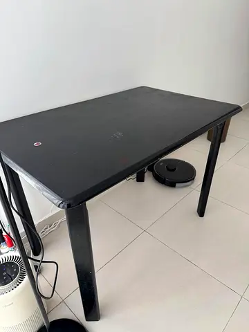 Black table