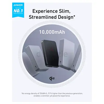 Anker MagGo 10,000mAh Magnetic Wireless Power Bank (MagSafe / Qi2) – Excellent Condition