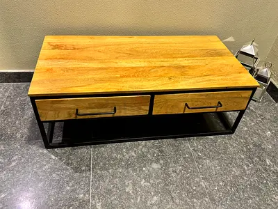 Mango Wooden Coffee Table with storage