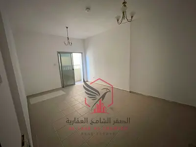 Beautiful 1BR apartment for annual rent in Al Qasimia Al Nad, free gym & pool, with a spacious balcony.