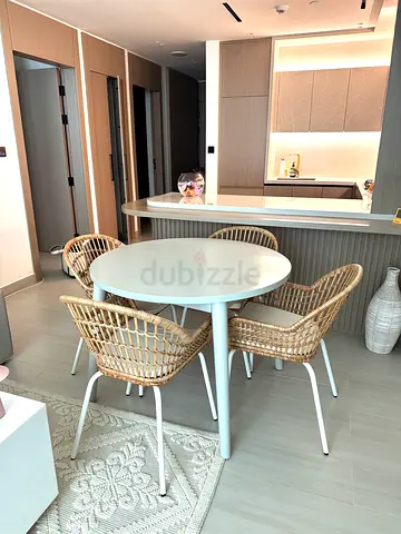 Dining table and chairs