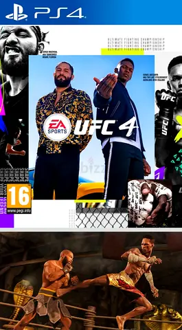 PS4 UFC 4 game disc - good condition