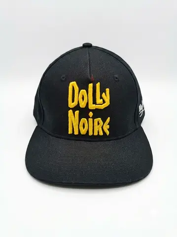 Black Snapback cap from the Italian streetwear brand Dolly Noire.