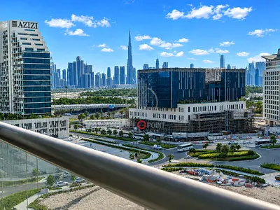 Modern Studio | Balcony | Stunning Burj Khalifa View | 4 Cheques