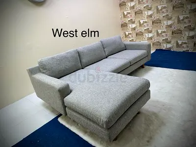 Like new condition west elm sofa