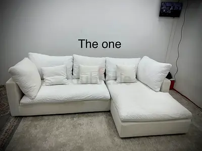 Like new condition the one brand lshape sofa