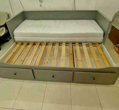 Ikea hemnes day bed with mattress 2