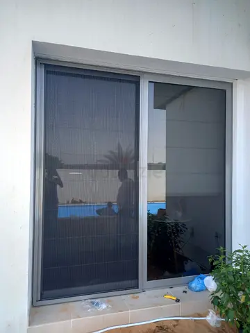 MOSQUETO Mesh/ Fly Screen net Rolling Pleated Windows Installation Maintenance Services