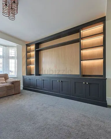 Modern Custom Built-in Entertainment Center