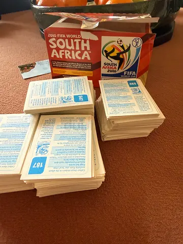 Panini stickers World Cup 2010