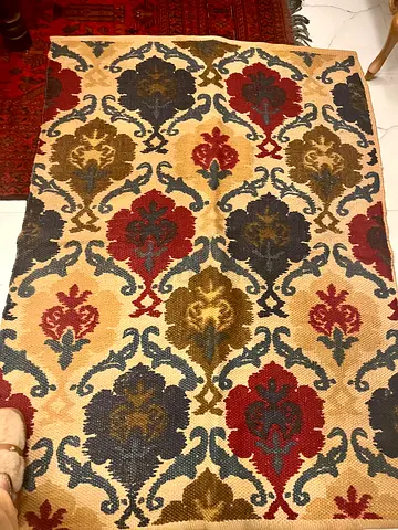 Pottery Barn decorative patterned area