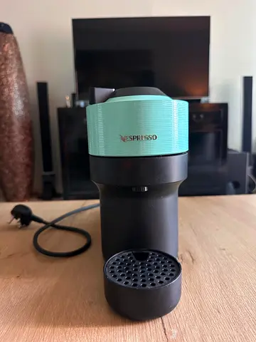 Nespresso OriginalLine Compact Capsule Coffee Machine - Light Blue(Green)/Black