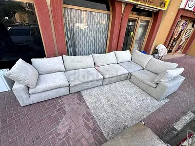 Pan home pianca feather 🪶 filled Modular Sofa Perfect Condition