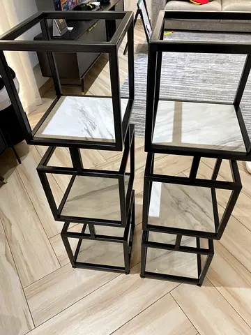 Marble 3 tiers stands