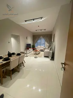 First tenant furnished 2-bedroom apartment in Gulfa Tower, new furniture, balcony, fully equipped, n