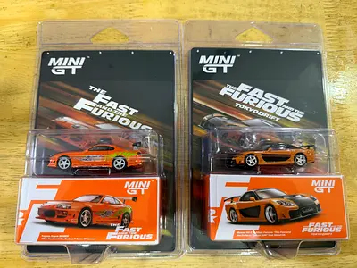MINI GT 1/64 Fast Furious MDX Gala Dinner Exclusive Supra RX-7 2-Car Set