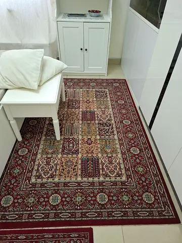 Classic Red Persian-Style Area Rug (Good Condition)