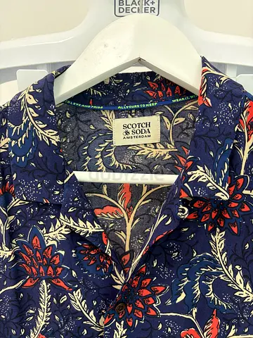 Scotch & Soda Floral Print Button Down Shirt