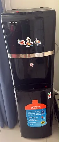 Hitachi Bottom-Loading Water Dispenser - Black, Working Condition
