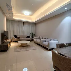 Furnished, private parking, gym, swimming pool, children's play area, balcony, all bills and interne