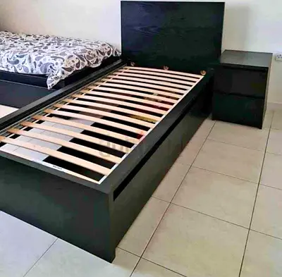 Ikea single bed with mattress