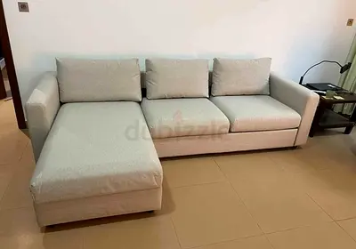 High quality IKEA Vimle l'shape sofa bed with storage beige