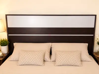 Pan Emirates King Size Bed Frame – Excellent Condition – AED 850.  Mattresses not included.
