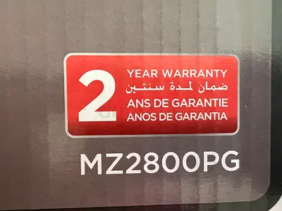 Black and Decker- MZ2800PG electronic device - sealed box (2 year warranty)