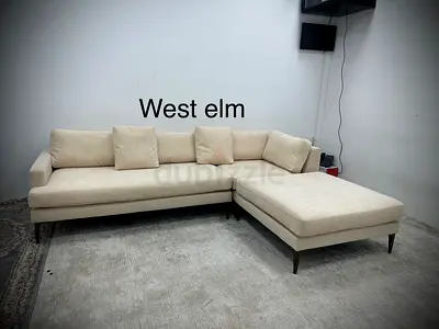 Like new condition west elm sofa
