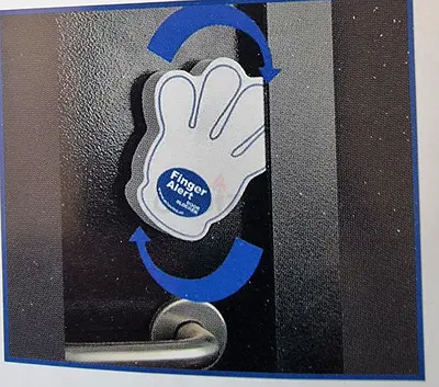 Arte Viva 3M 'Happy Fingers' Door Finger Protector / Door Stopper, Brand New