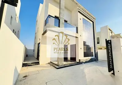 Annual Rent Ajman - Luxury Villa in Al Yasmeen | 6 Master Bedrooms | First Tenant | 8 Bathrooms | Central AC | Hall & Majlis | Maid Room | Premium