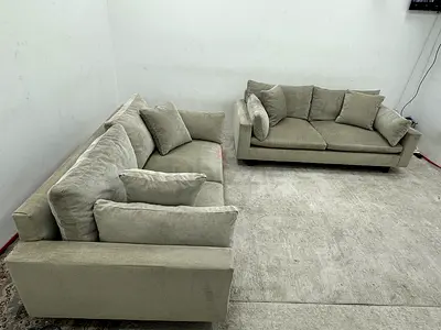 Like new condition west elm sofa