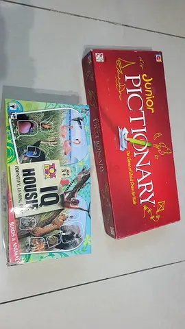 Toy bundle - Junior pictionary and toy box IQ housie