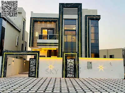 With less than 15% down payment | Own a luxury villa in Al Helio 2, Ajman | 5 master bedrooms | An