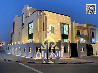 فيلا زاوية شارعين بالزاهية خلف مول القبائل | فخامة الموقع وروعة التصميم 4 غرف + روف خاص + حوش واسع + مواقف 8 سيارات | تملك حر لجميع الجنسيات