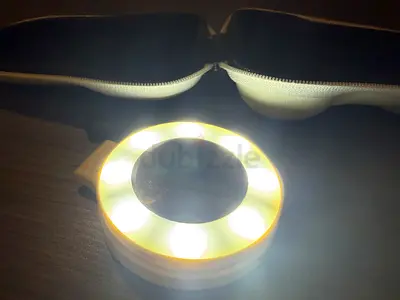 Clip-on LED Selfie Ring Light - Portable Rechargable / Mirror