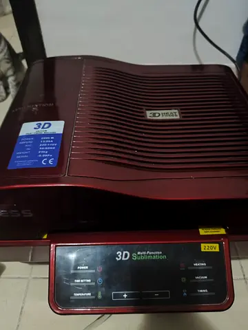 3D Heat Press Sublimation Machine - Used, Working