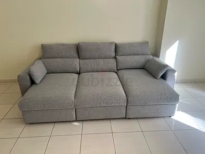 IKEA Esklstuna L Shape Sofa Bed Gray